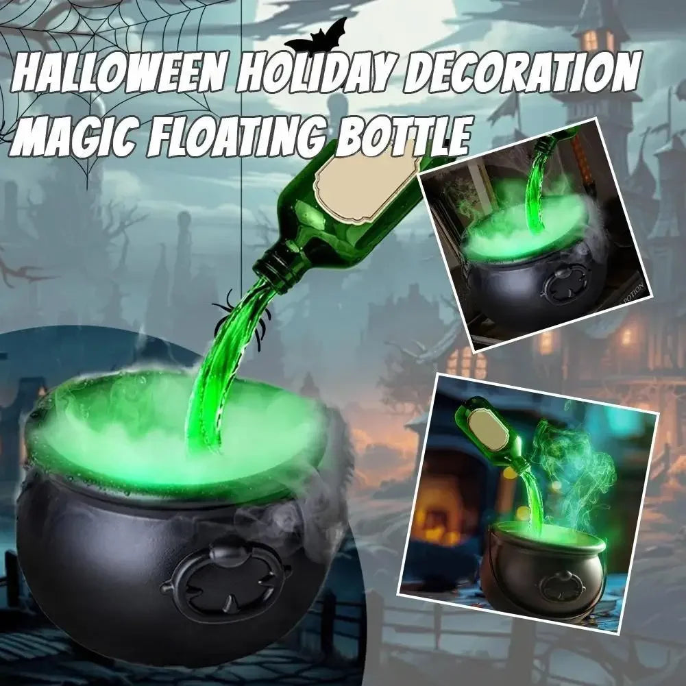 Enchanted Floating Cauldron – 10.2in Glowing Mist Cauldron