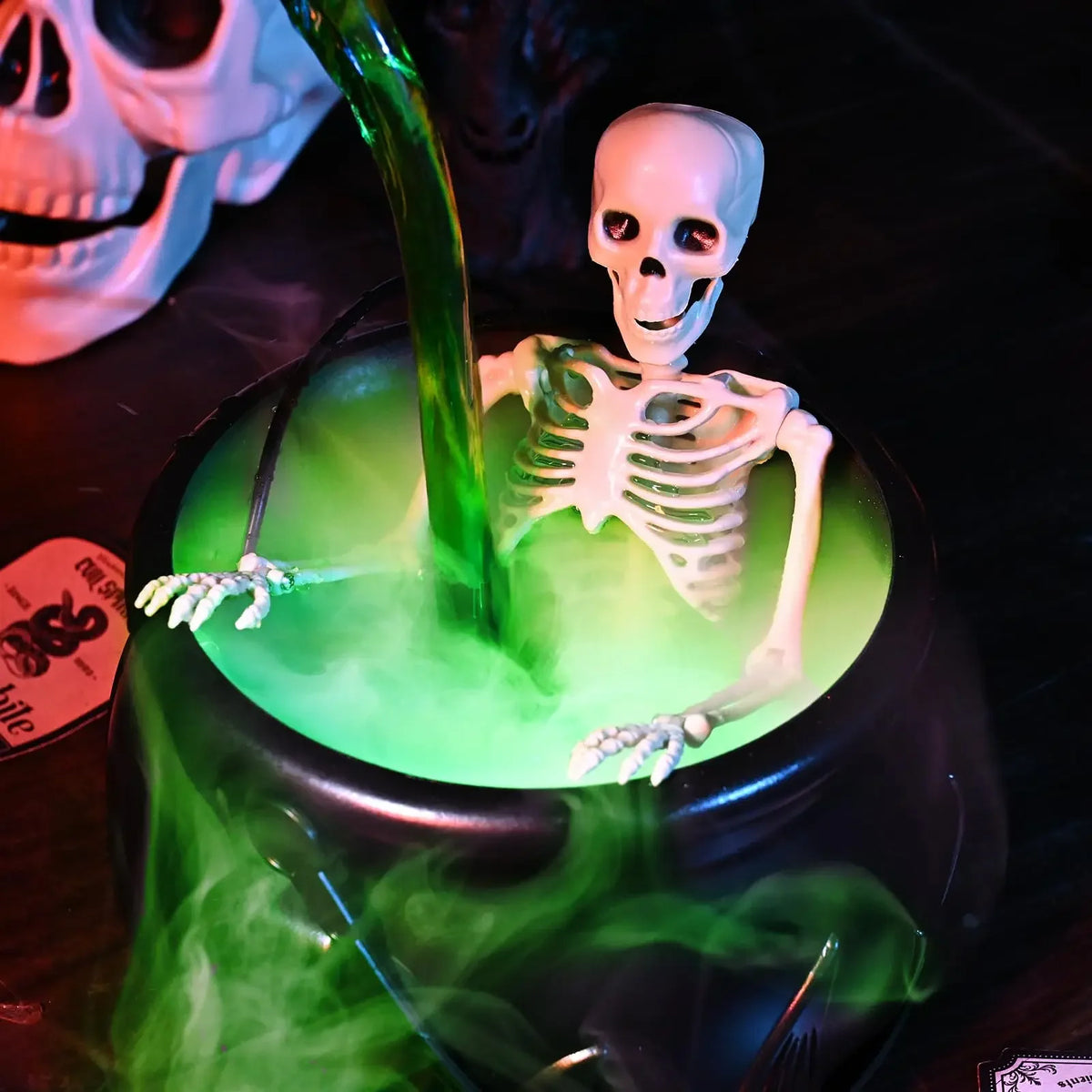 Enchanted Floating Cauldron – 10.2in Glowing Mist Cauldron