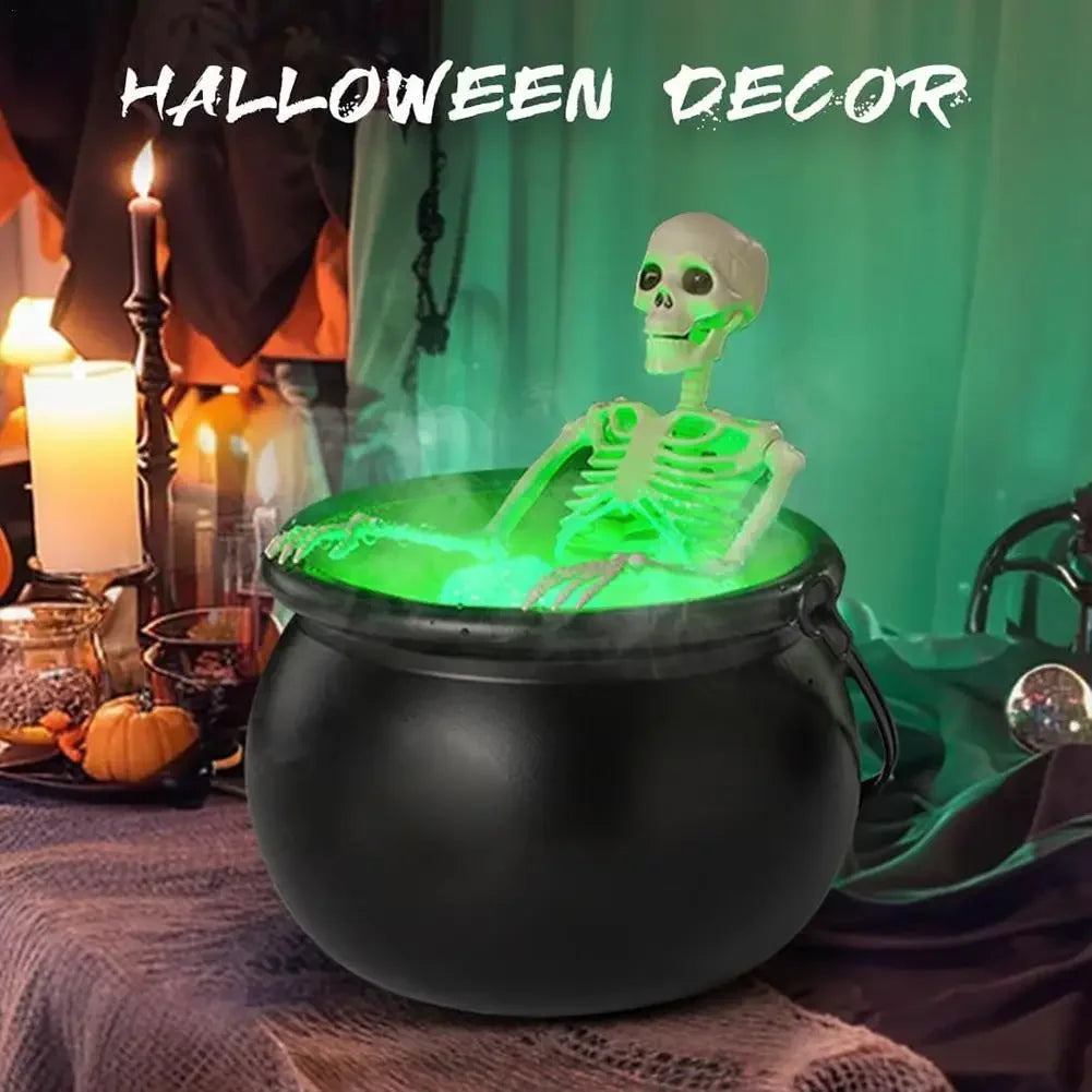 Enchanted Floating Cauldron – 10.2in Glowing Mist Cauldron