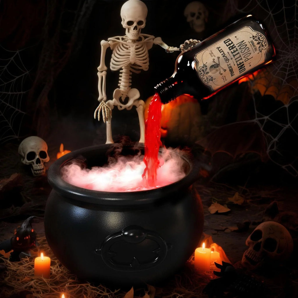 Enchanted Floating Cauldron – 10.2in Glowing Mist Cauldron