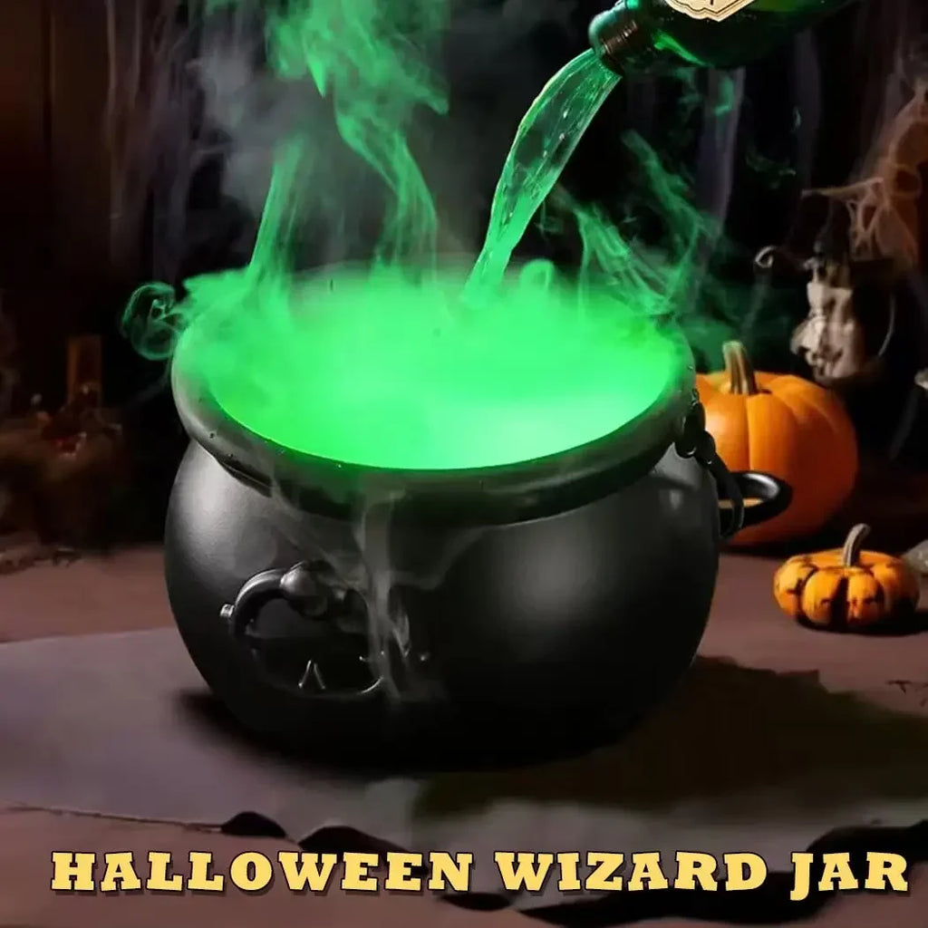 Enchanted Floating Cauldron – 10.2in Glowing Mist Cauldron